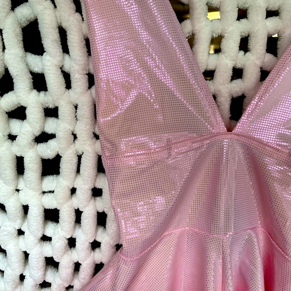 PINK DISCO ROMPER - Picture 1 of 3
